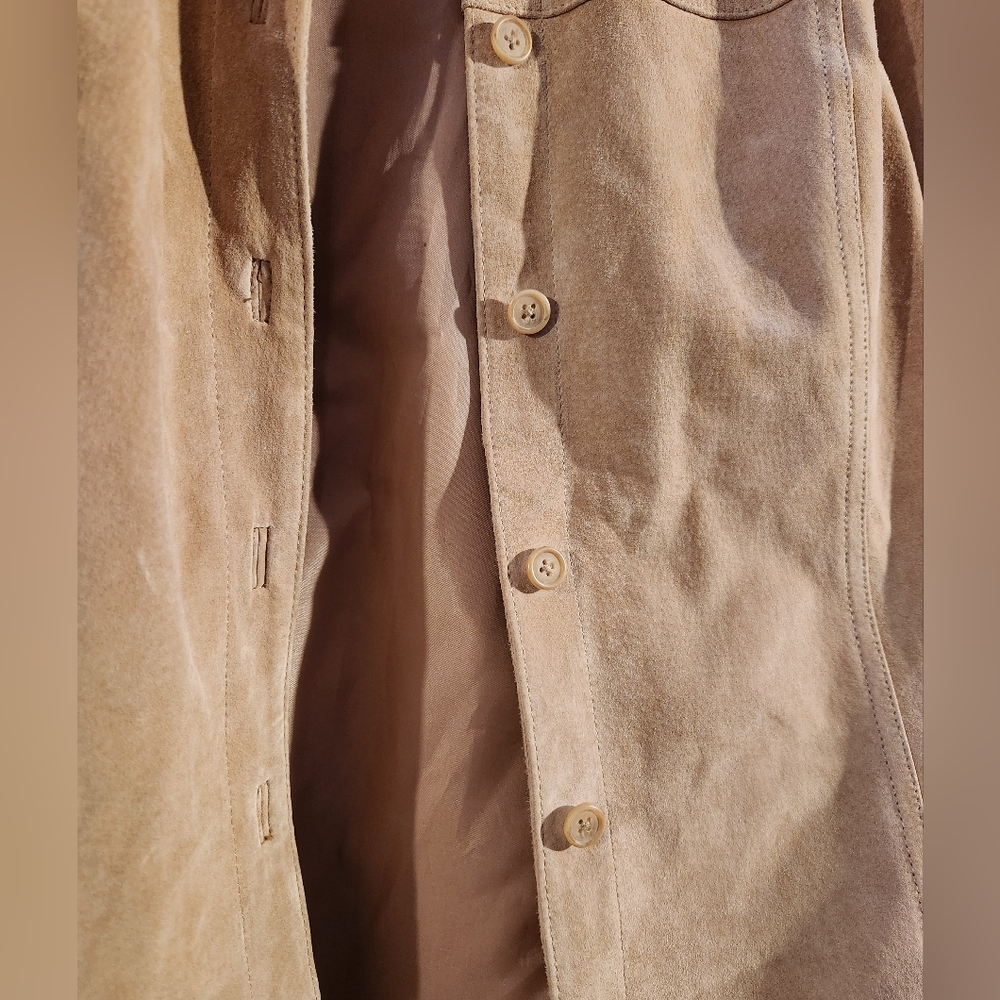 Cherokee Tan Suede Jacket - Picture 2 of 9